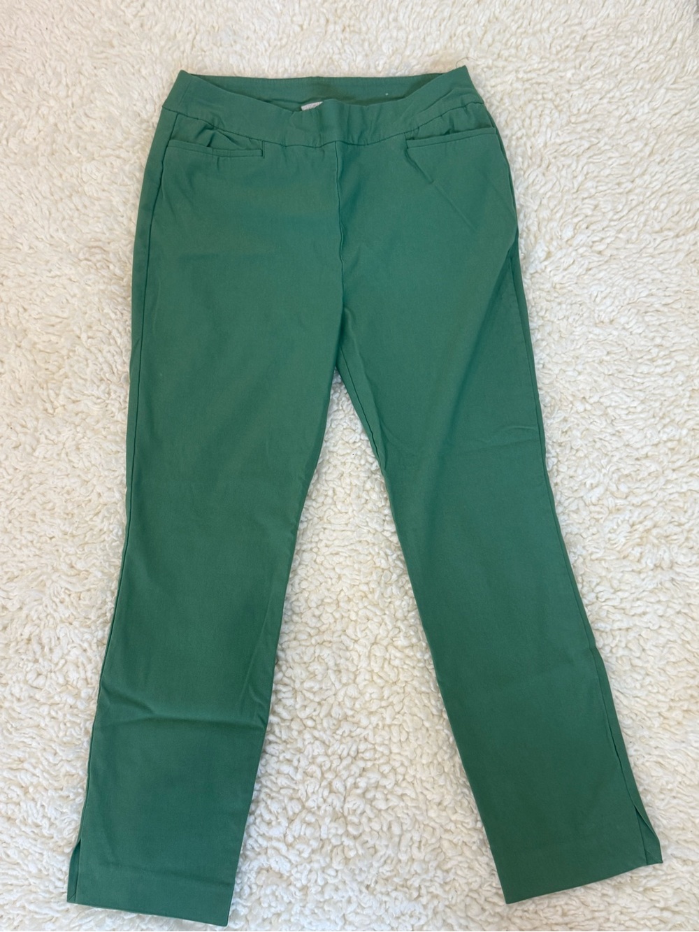 Chico's Teal Straight-Leg Dress Pants